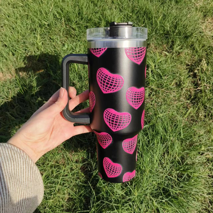 Wholesale Valentine' s Day Themed 40oz Insulated Car Cup with Handle 304 Stainless Steel MOQ≥2