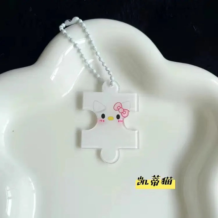 Wholesale Keychain  Cartoon Pendant Folding Puzzle Keychain