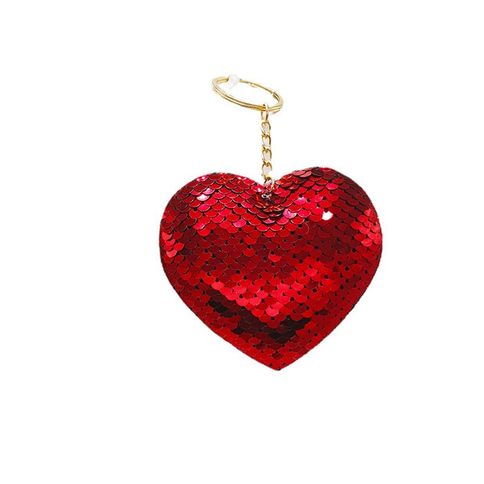 Wholesale Peach Heart Keychain Pendant Car Luggage Accessories