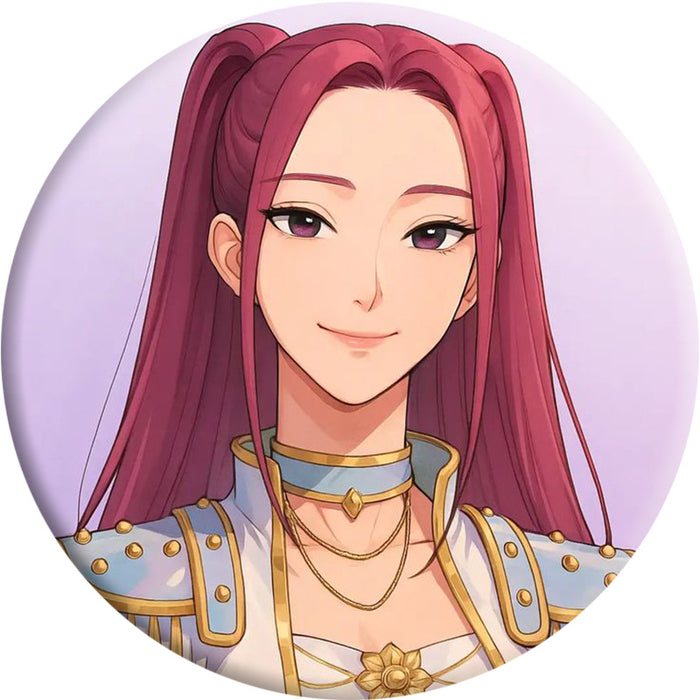 Wholesale Kpop Cartoon Tinplate Badge Mirror Keychain Pendant Peripheral