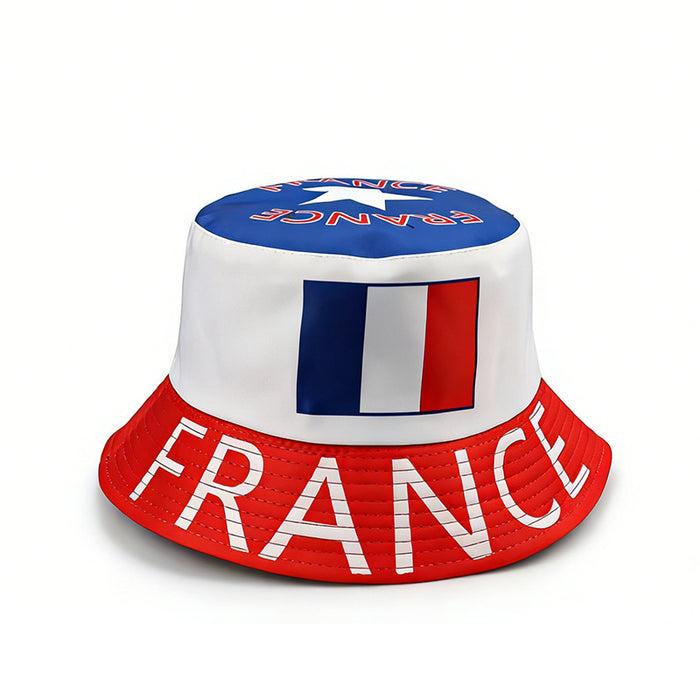 Wholesale World Cup Flag Personalized Outdoor Bucket Hats
