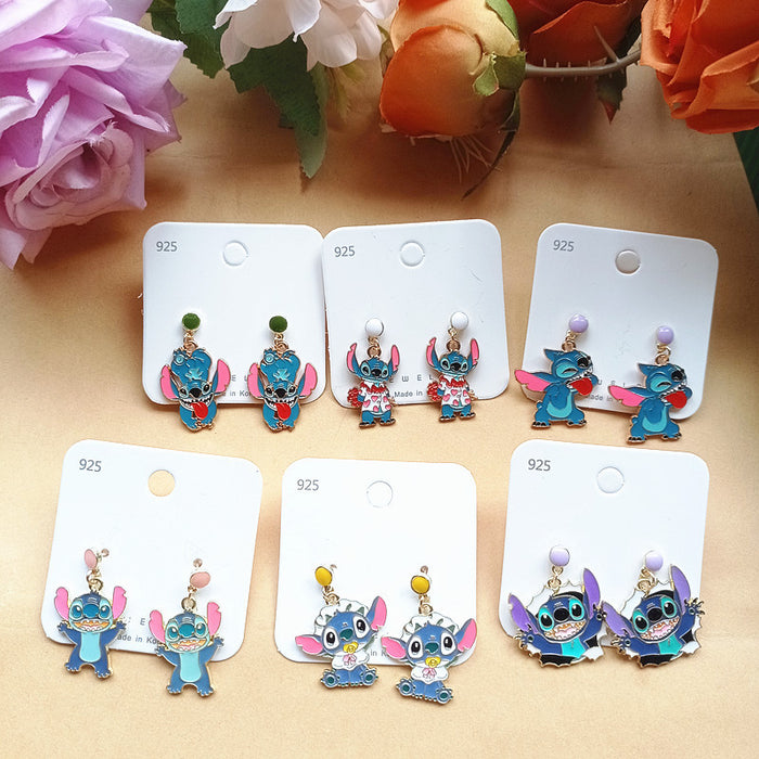 Wholesale Cute Alloy Cartoon Earrings JDC-ES-Xiaox013