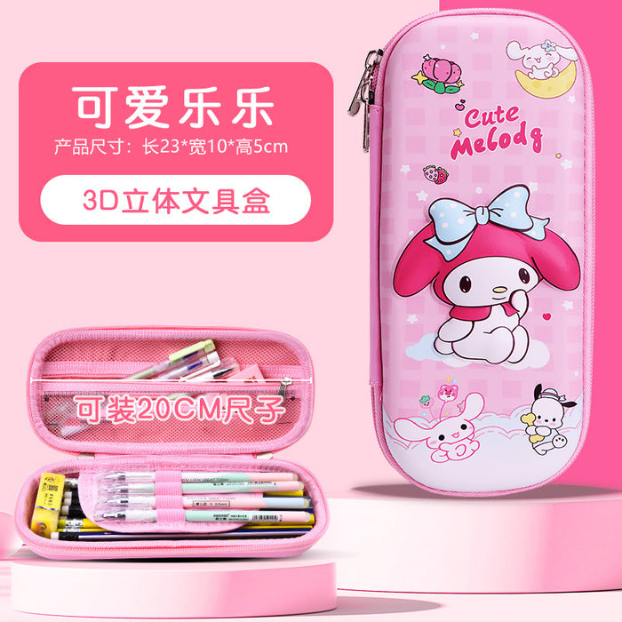 Wholesale Cartoon Pencil Case for Primary School Students Large Capacity Storage
