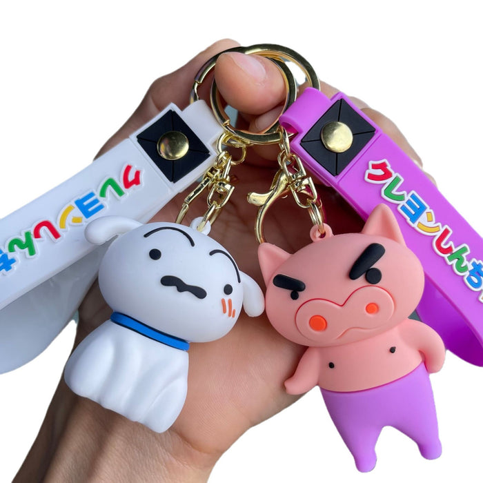 Wholesale Keychain cartoon doll cute backpack pendant doll machine small gift car keychain wholesale