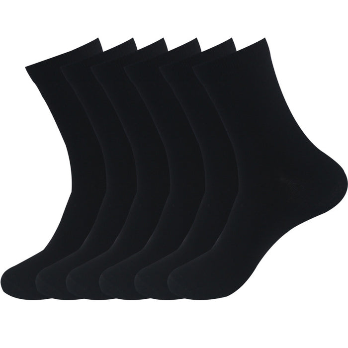 Wholesale Solid color formal socks, casual cotton socks, mid length socks, neutral socks, plus size