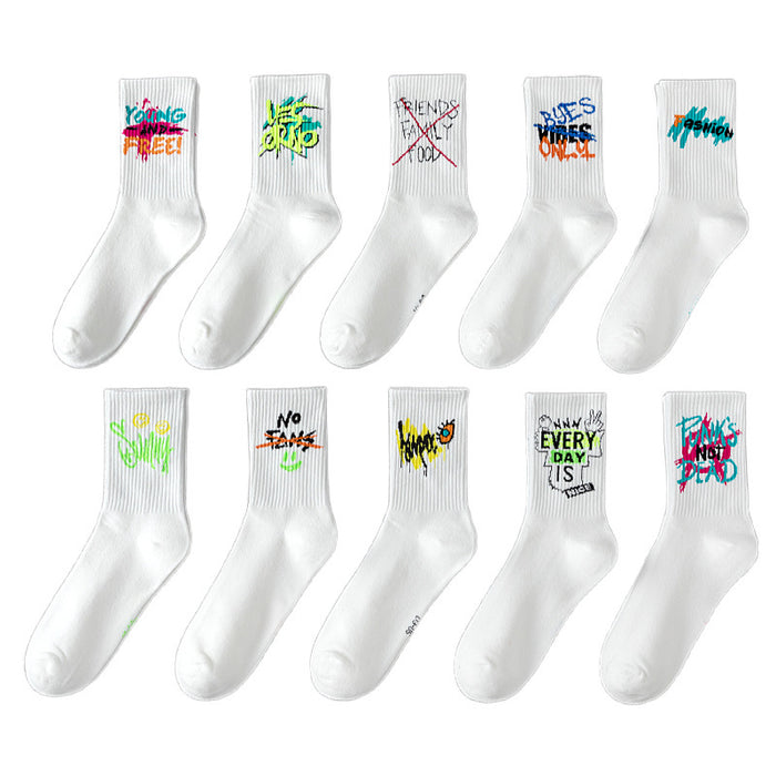 Wholesale Socks women' s sports socks cotton socks white stockings autumn and winter