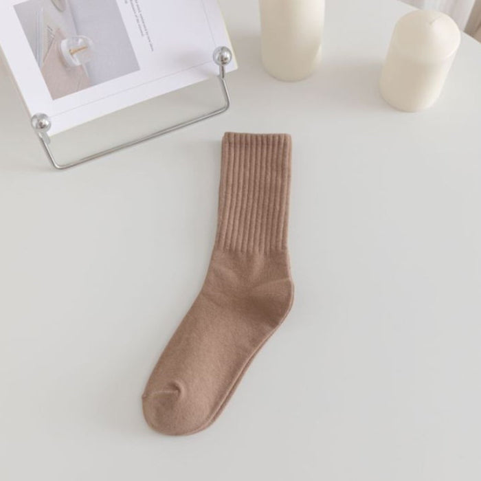 Wholesale Socks, tube socks, versatile sports, solid color cotton socks