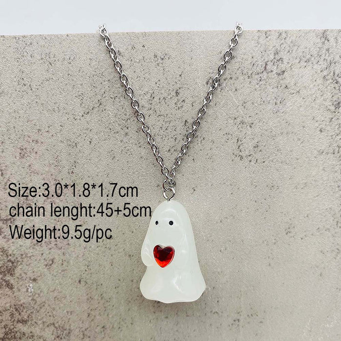 Wholesale  Earrings Ghost Pumpkin Corn Sugar Pendant Necklace  Christmas Jewelry