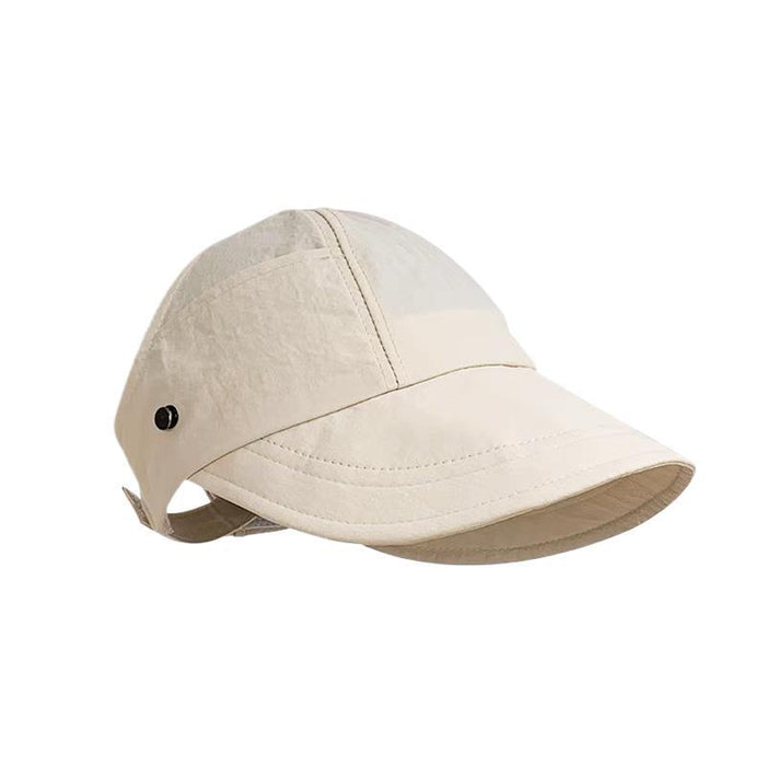 Wholesale Summer new horsetail sunscreen cap all-match breathable quick-drying cap empty sun fisherman hat