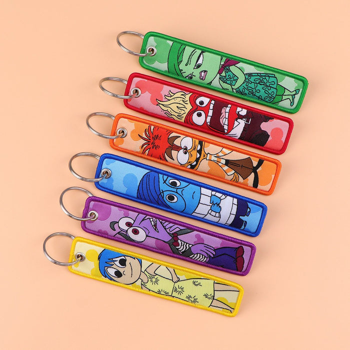 Wholesale Cartoon Cute Fabric Lanyard Keychain JDC-KC-KKX002