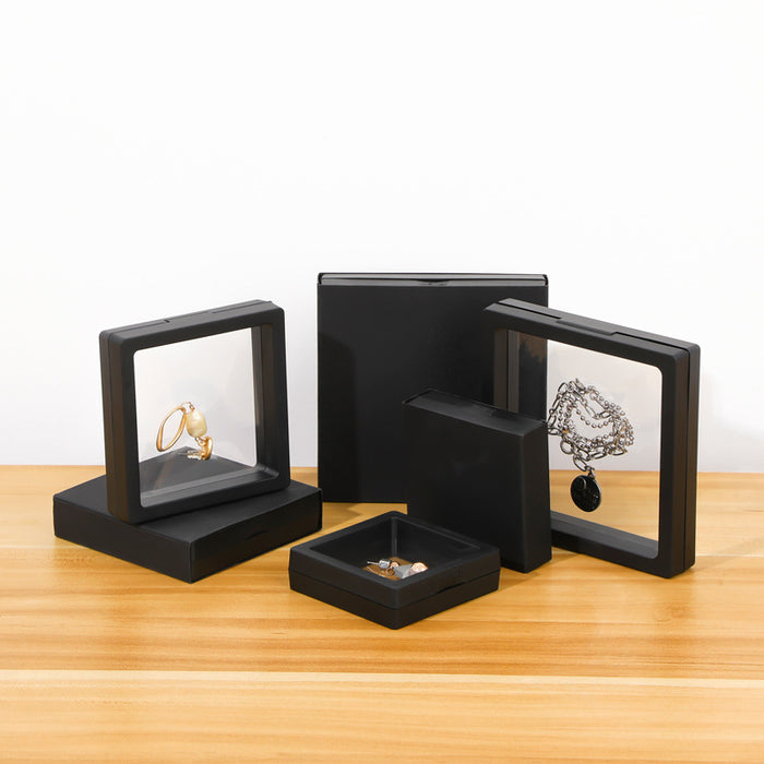 Wholesale Transparent PE Film Box Display Box Jewelry Ring Bracelet Box Set Gift Box JDC-SB-ZX003