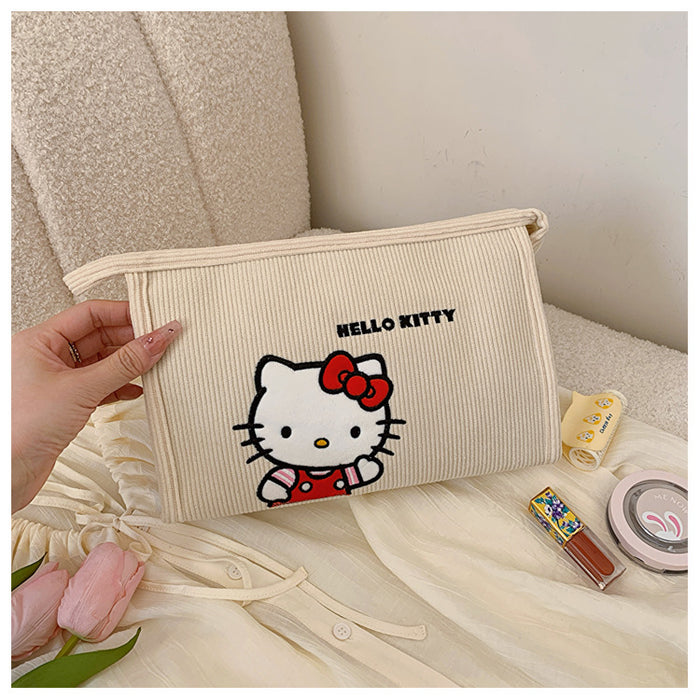 Wholesale Corduroy Cartoon Handy Cosmetic bag JDC-CB-Lihong001