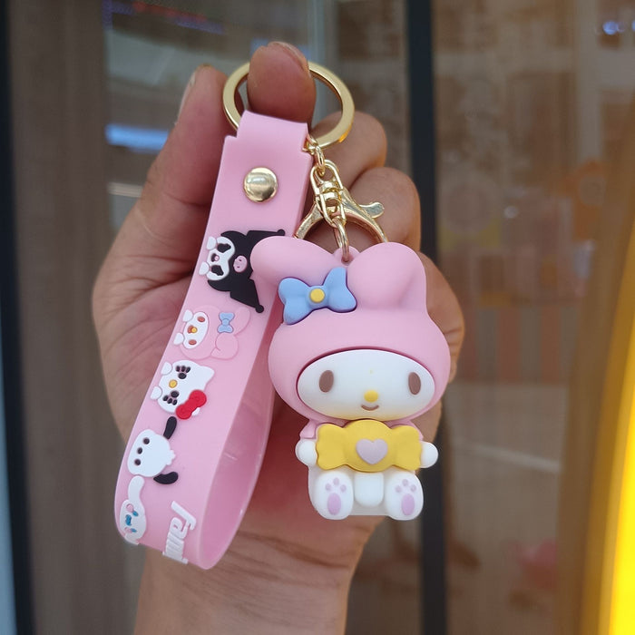 Wholesale  Cartoon Keychain School Bag Hanging  Dropping Doll  Pendant Small Gift