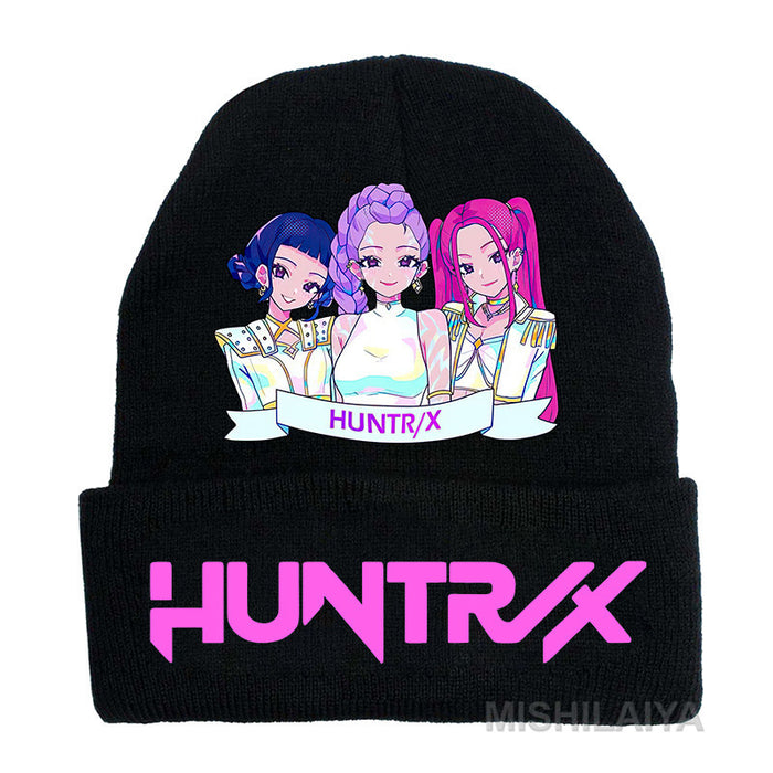Wholesale KPOP-themed knitted hats  warm woolen hats