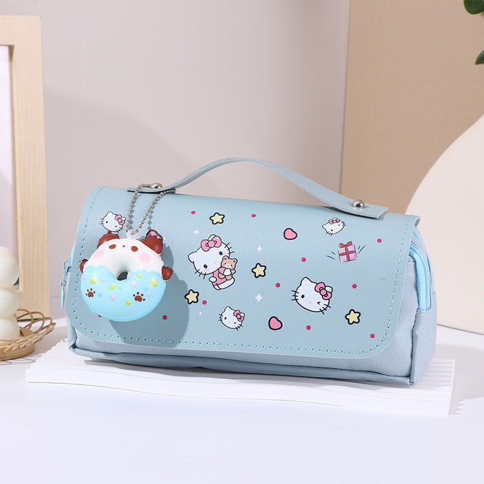 Wholesale Large Capacity Stationery Student Double-Layer Pencil Bags