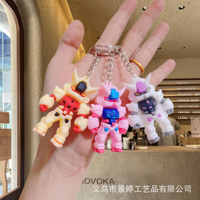 Wholesale Keychain Backpack Keychain Guardian Mech Doll Couple Pendant Gift