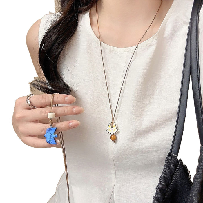 Wholesale Pendant necklace accessories, niche design, simple collarbone chain