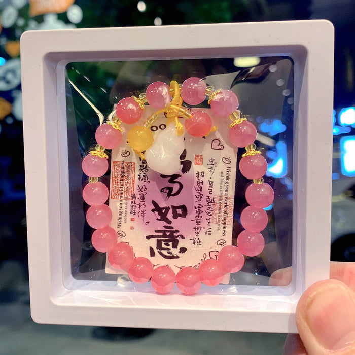 Wholesale Wholesale boxed glass bracelets with gourd bracelets