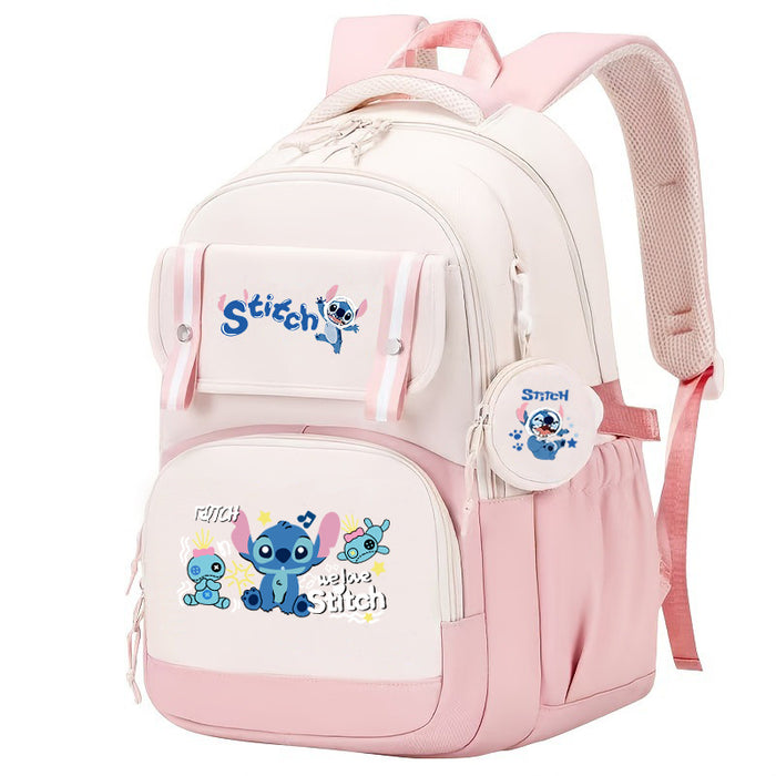 Wholesale Cartoon-themed printed backpack for primary and secondary school students with spine protection