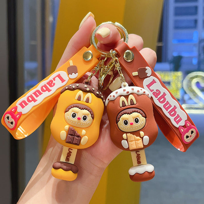 Wholesale  Bucktooth Doll School Bag Pendant Car Keychain