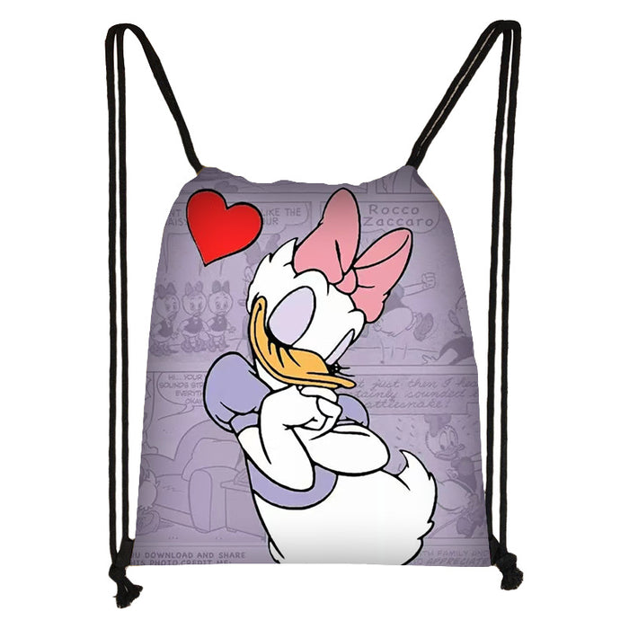 Wholesale Outdoor Portable Cute Cartoon Printed Drawstring Bag JDC-BP-Changs005