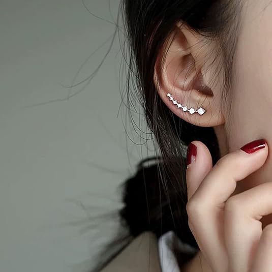 Wholesale Exquisite shiny earrings with a light luxury style, niche design, high-end temperament, wholesale of earrings