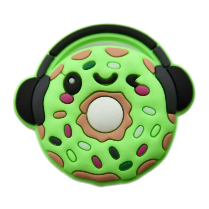 Wholesale Doughnut hole shoe flower shoe buckle PVC soft rubber shoe flower DIY accessory decoration buckle shoelace buckle in stock