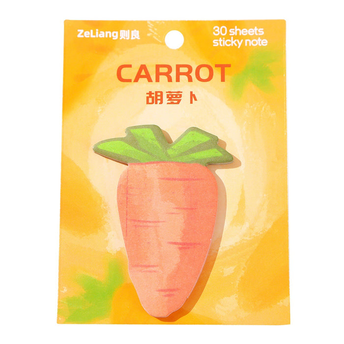 Wholesale Creative Cartoon Cute Vegetable Sticky Notes