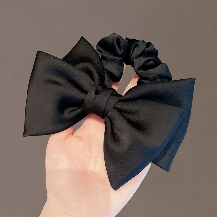 Wholesale Satin Bow Hair Band Hair Scrunchies JDC-HS-Yika005