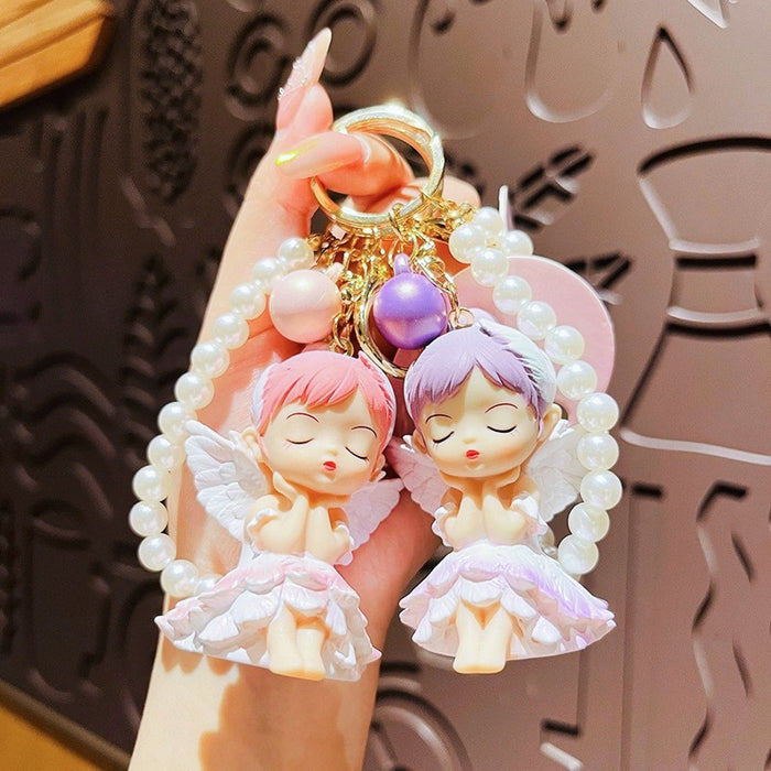 Wholesale Cute Car Keychain Couple's Bag Pendant Doll Creative