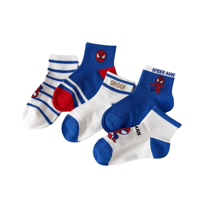 Wholesale Thin mid tube socks with mesh for boys, baby socks, children's socks