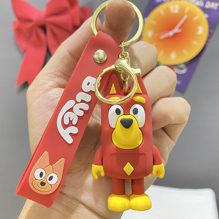 Wholesale PVC Cartoon Silicone Doll Keychain JDC-KC-YiCheng002