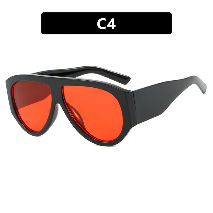 Wholesale Large frame fashionable sunglasses, sunglasses, street photography sunglasses