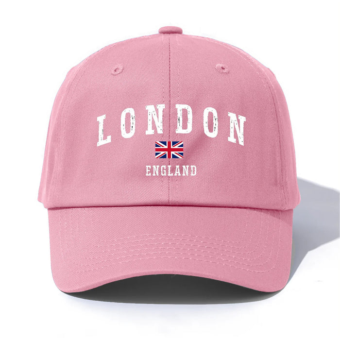 Wholesale Trendy London Flag Print Baseball Cap Adjustable Sun Protection Summer Hat