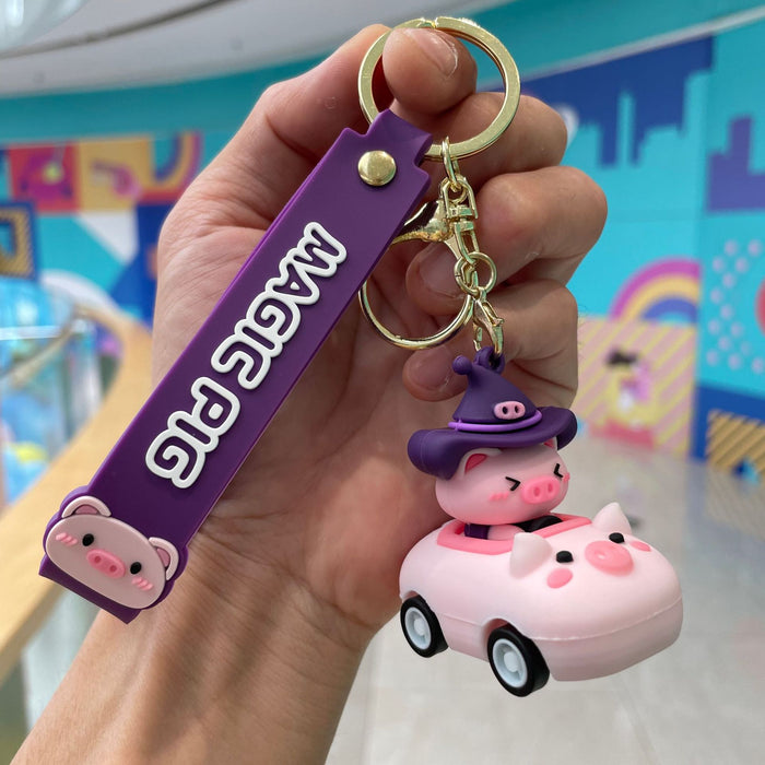 Wholesale Keychain Cartoon Car Bag Pendant Children's Toys Exquisite Small Gifts Wholesale