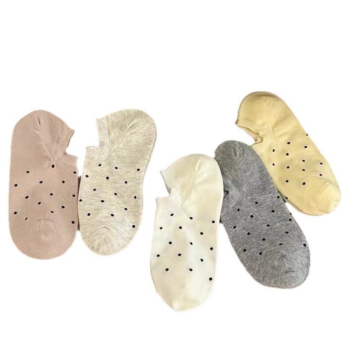 Wholesale Socks, short socks, shallow mouth pure cotton invisible socks, solid color, no shedding, versatile, breathable boat