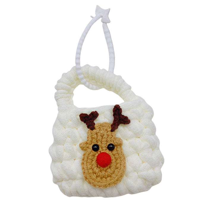 Wholesale Christmas hand-woven wool bag,  earphone bag,  mini coin purse,   pendant