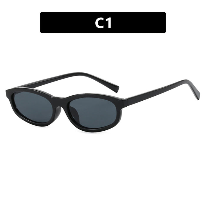 Wholesale Small frame personalized sunglasses, round face sunglasses, slimming and high-end sunglasses