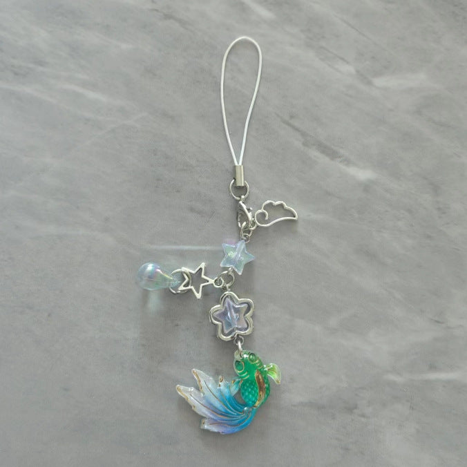 Wholesale Star Beaded Mobile Phone Chain Pendant Car Bag Pendant