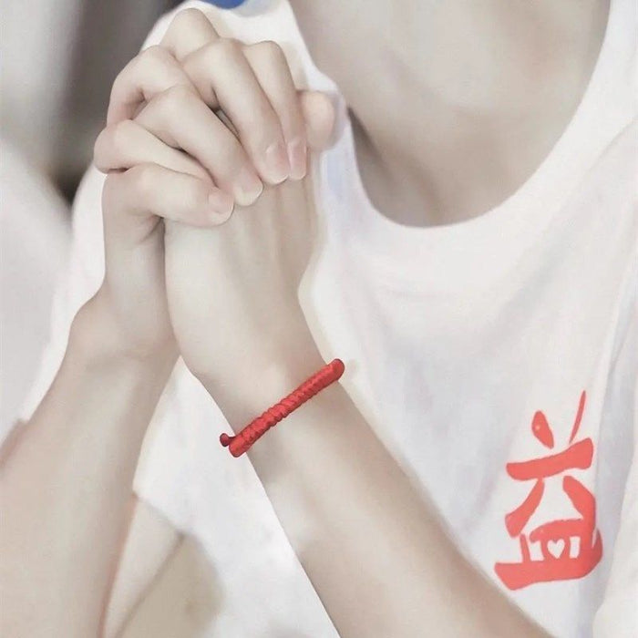 Wholesale Hand woven red rope bracelet