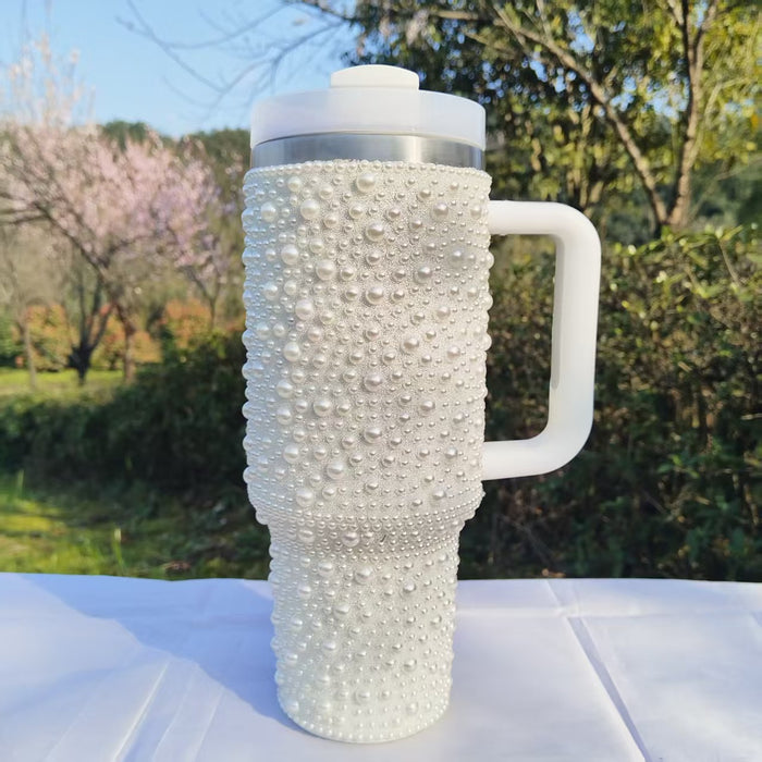 Wholesale stainless steel vacuum beer mug with handle for car with heat preservation and ice-keeping function