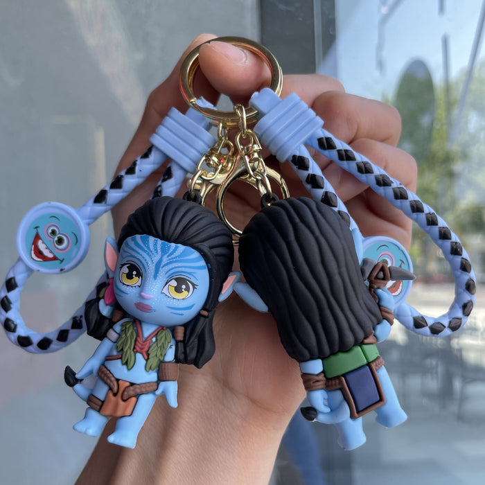 Wholesale Keychain 3D Doll Bag Couple Pendant Car Keychain Small Gift Wholesale