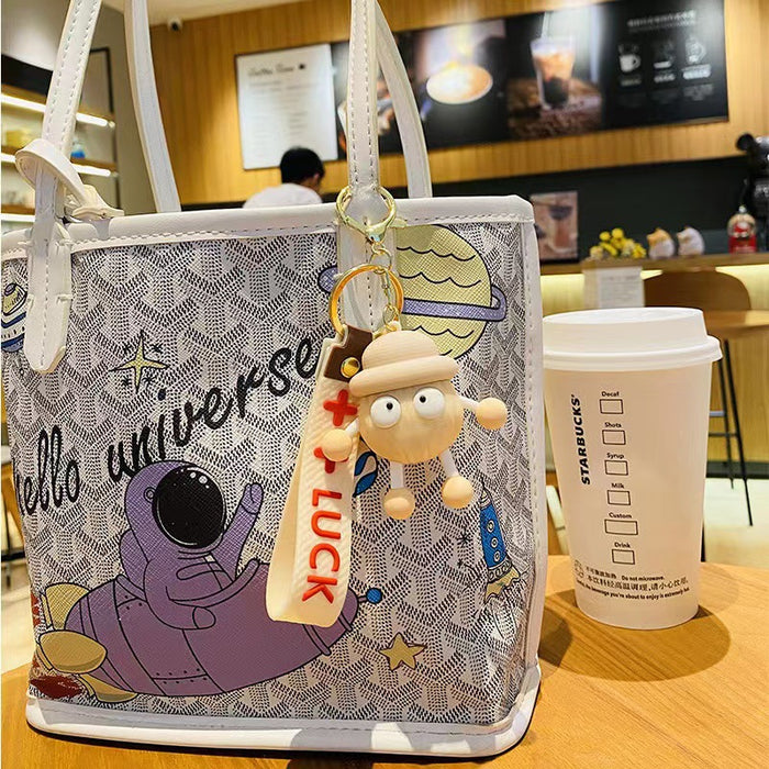 Wholesale Cartoon keychain couple bag decoration car keychain gift