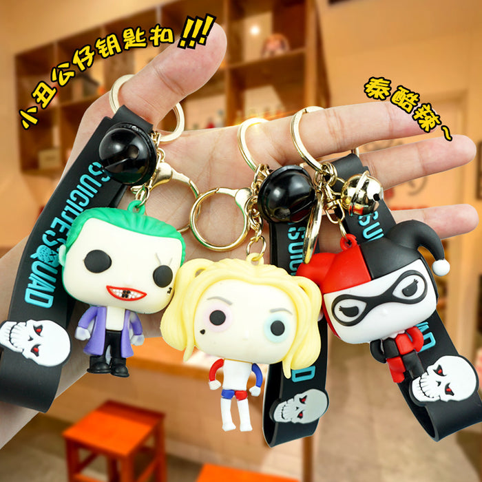 Wholesale Rubber Cartoon Doll Keychain JDC-KC-Yexiang013