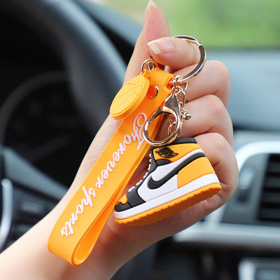 Wholesale Chic Slipper Keychain Metal Keyring Bag Charm MOQ≥2