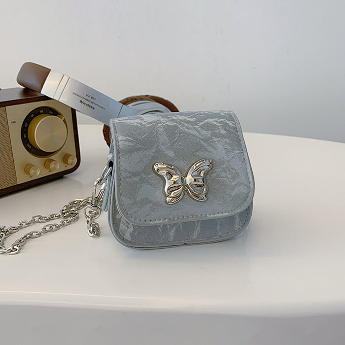 Wholesale Niche design texture chain bag small square bag commuting shoulder crossbody bag