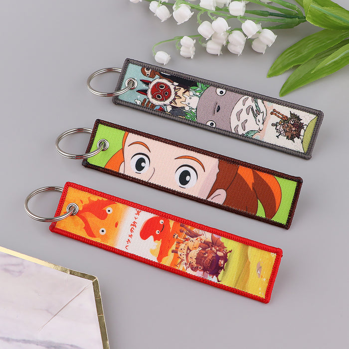 Wholesale Cartoon Woven Keychain  Animation Pendant