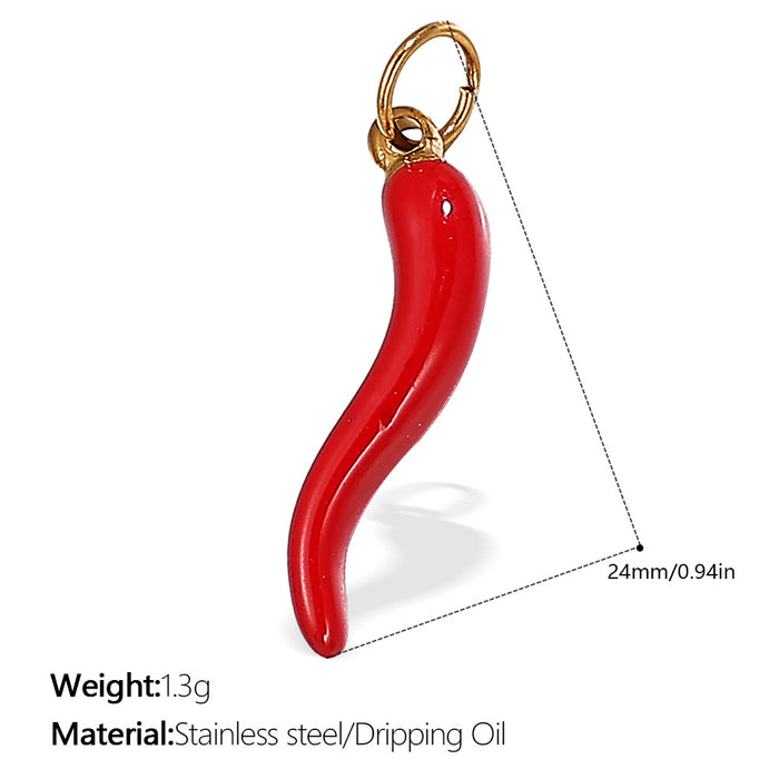 Wholesale DIY Stainless Steel Gold-Plated Necklace Pendant