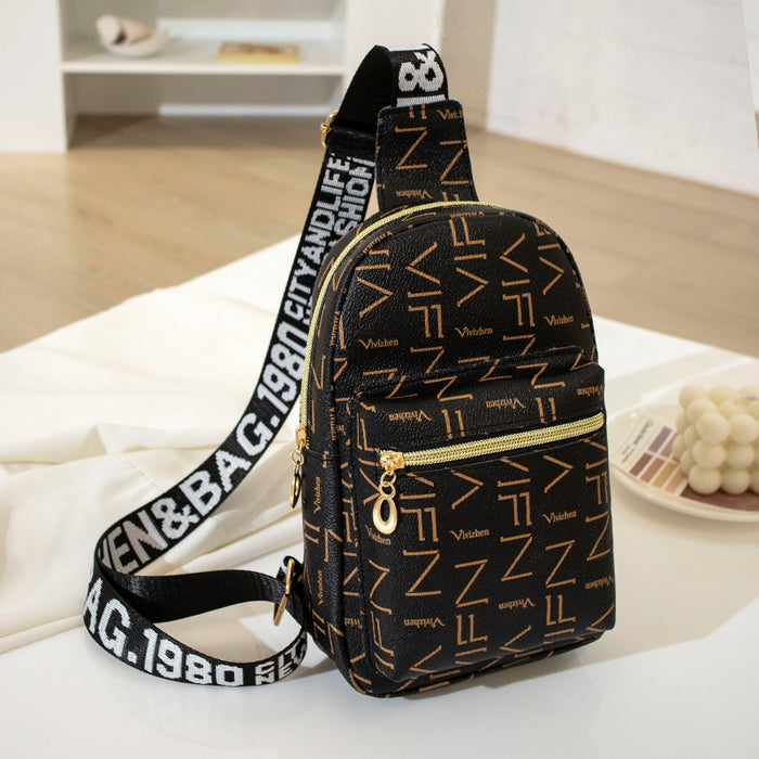 Wholesale Shoulder Bags Printed ribbon cross-body embroidered shoulder bag JDC-SD-OuFY002
