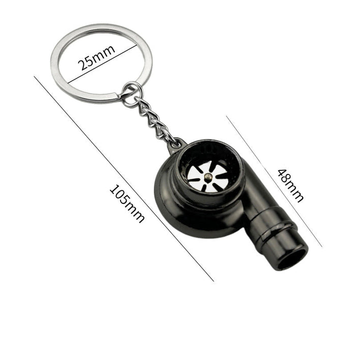 Wholesale Mini Metal Turbo Keychain